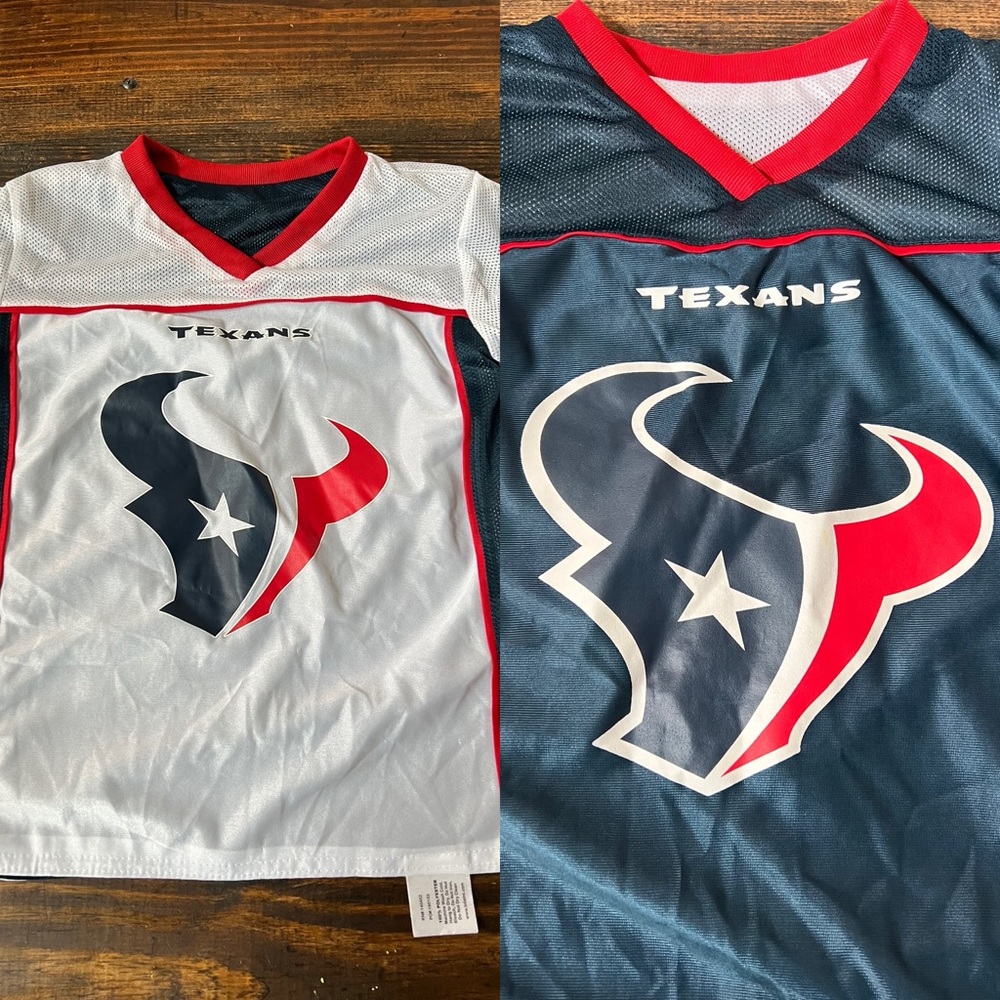 Houston Texans reversible jersey youth small